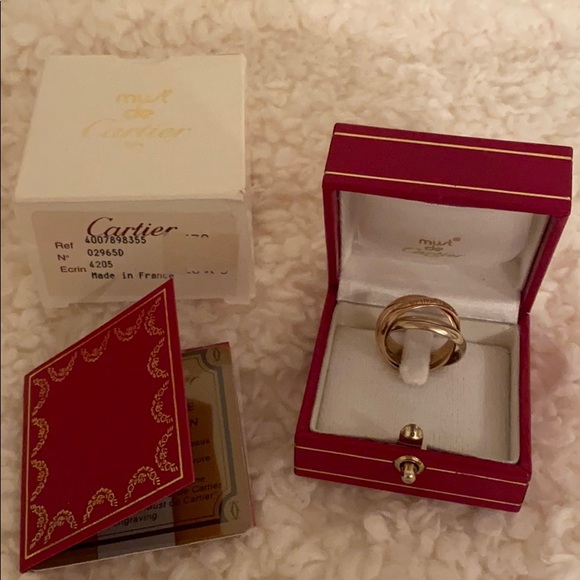 cartier trinity ring 4205